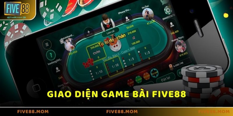 Giao diện FIVE88 chính là điểm nổi bật của nhà cái này 